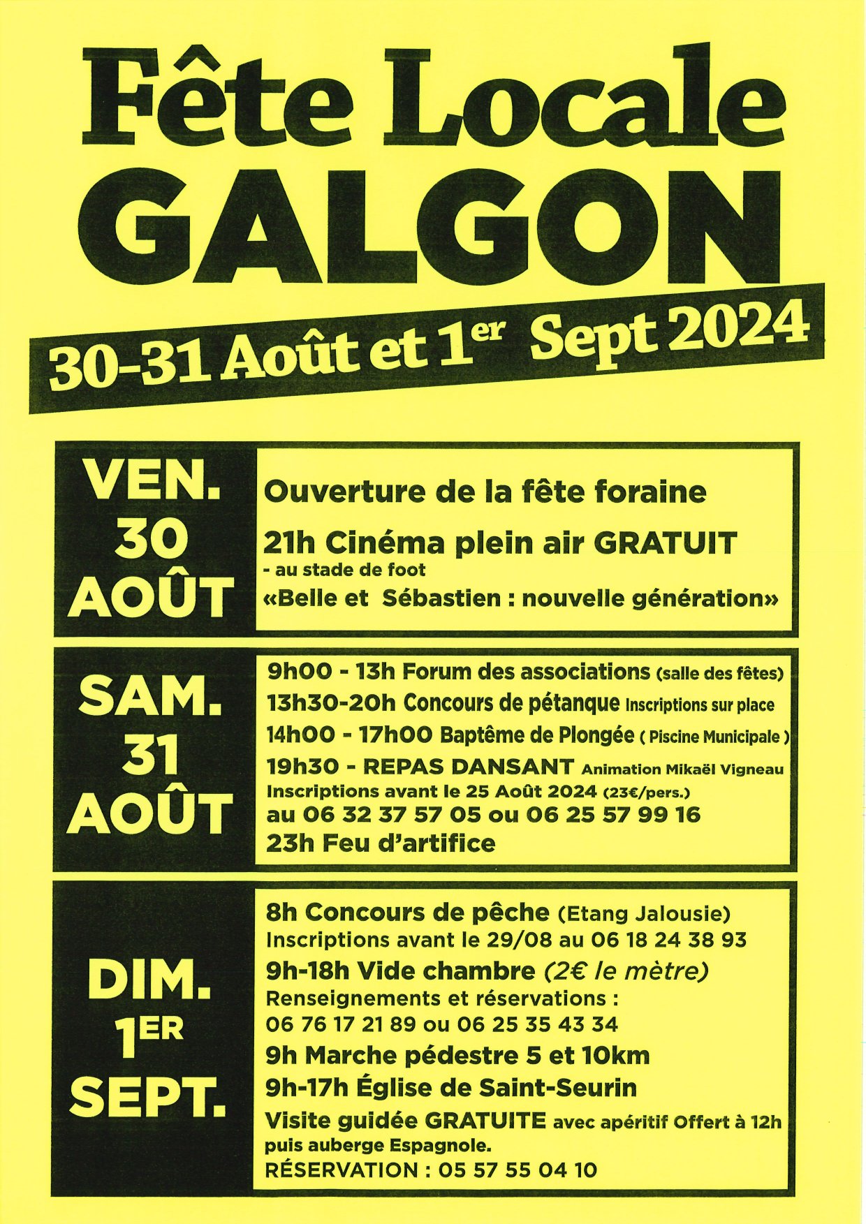 Fête Locale 2024 de GALGON